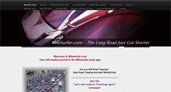 Desktop Screenshot of milesurfer.com