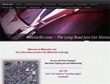 Tablet Screenshot of milesurfer.com
